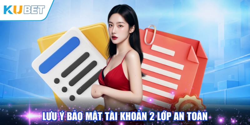 Lưu ý bảo mật tài khoản 2 lớp an toàn