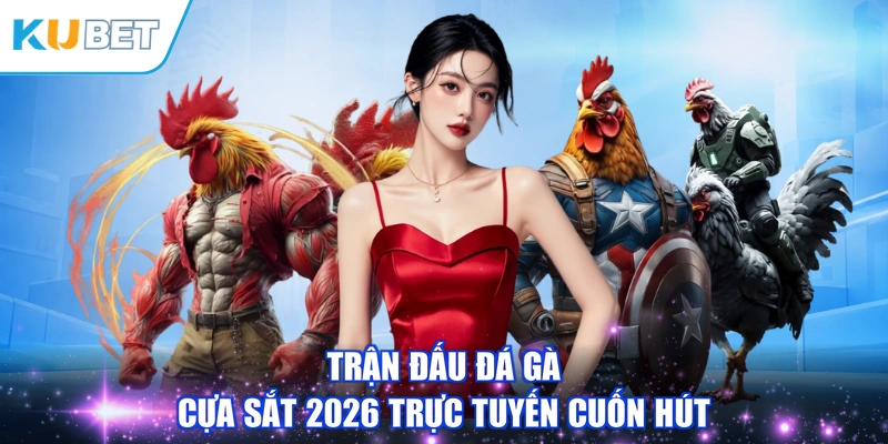 Trận đấu đá gà cựa sắt 2026 trực tuyến cuốn hút